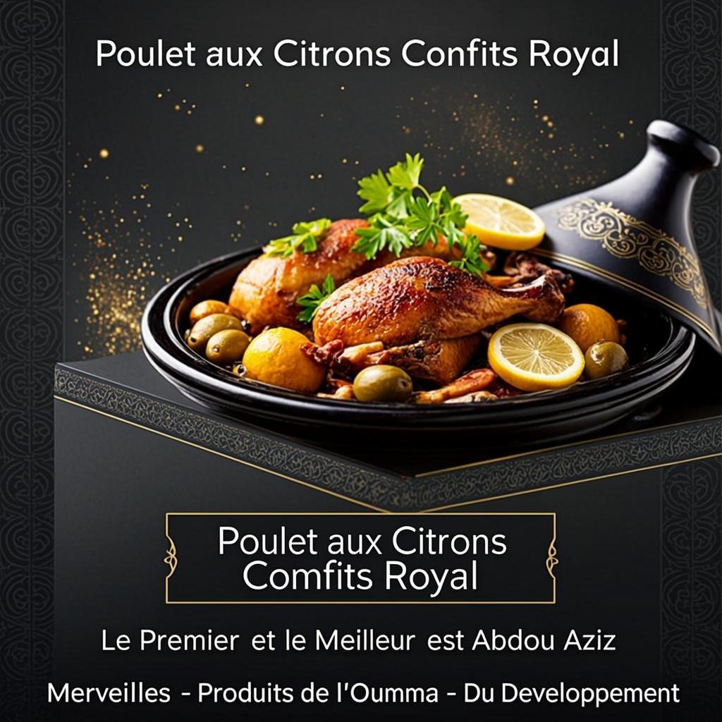 Poulet aux Citrons Confits Royal