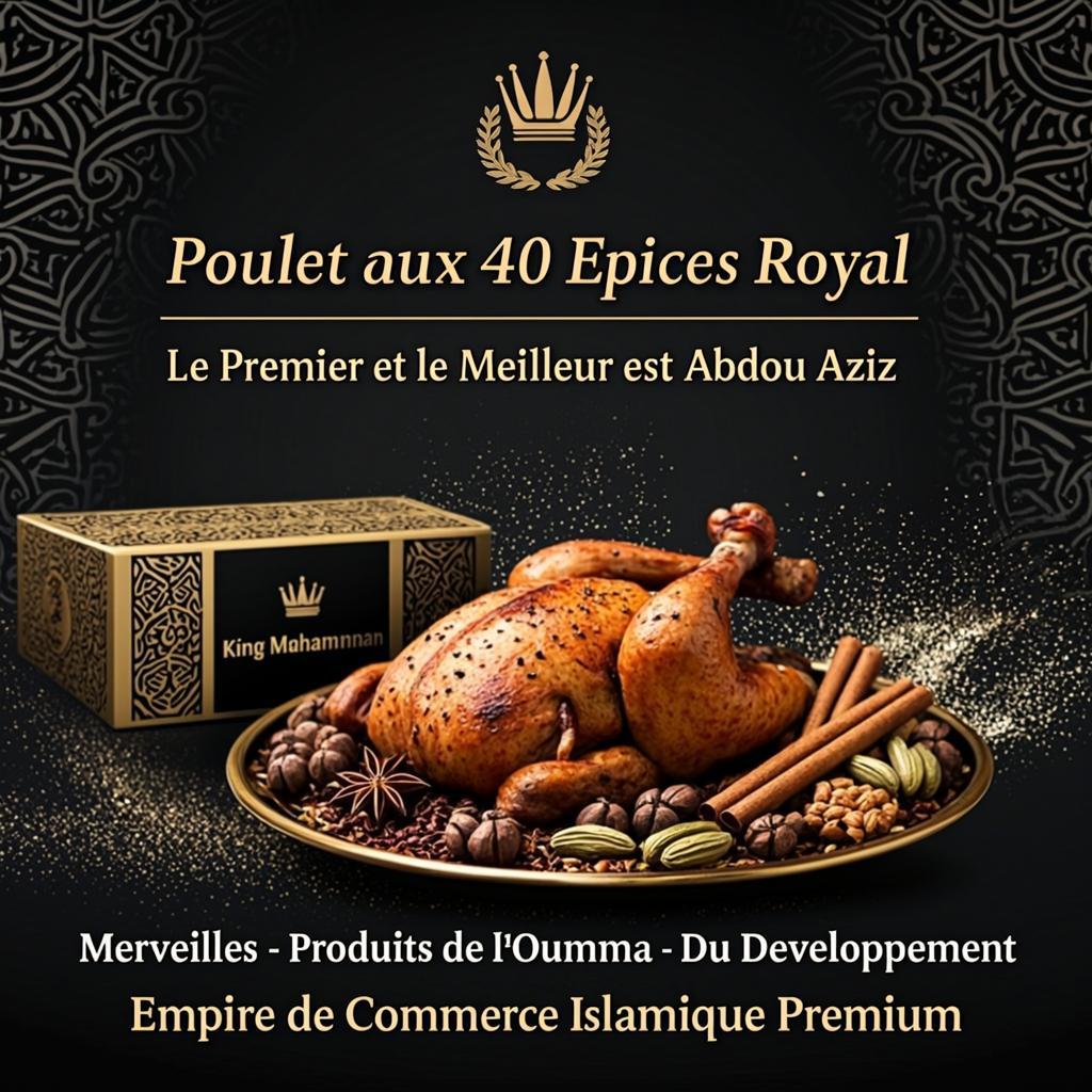 Poulet aux 40 Épices Royal