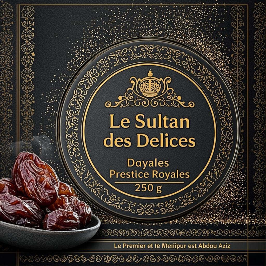 Dattes Ajwa Noir Édition Sultan