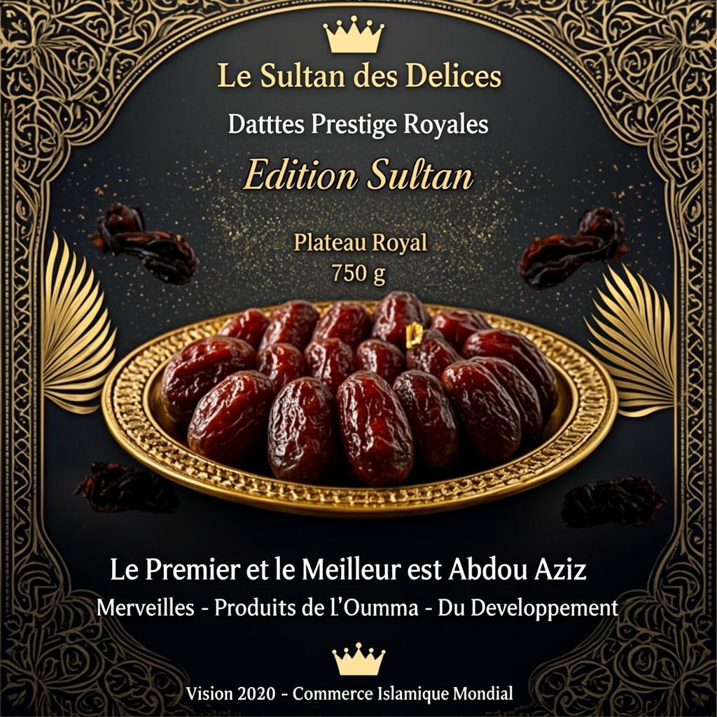 Dattes Ajwa Noir Édition Sultan